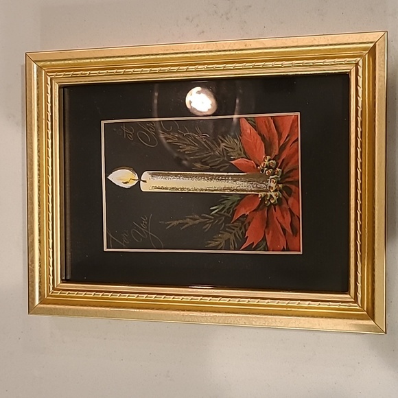 Vintage Other - Beautiful framed Christmas art